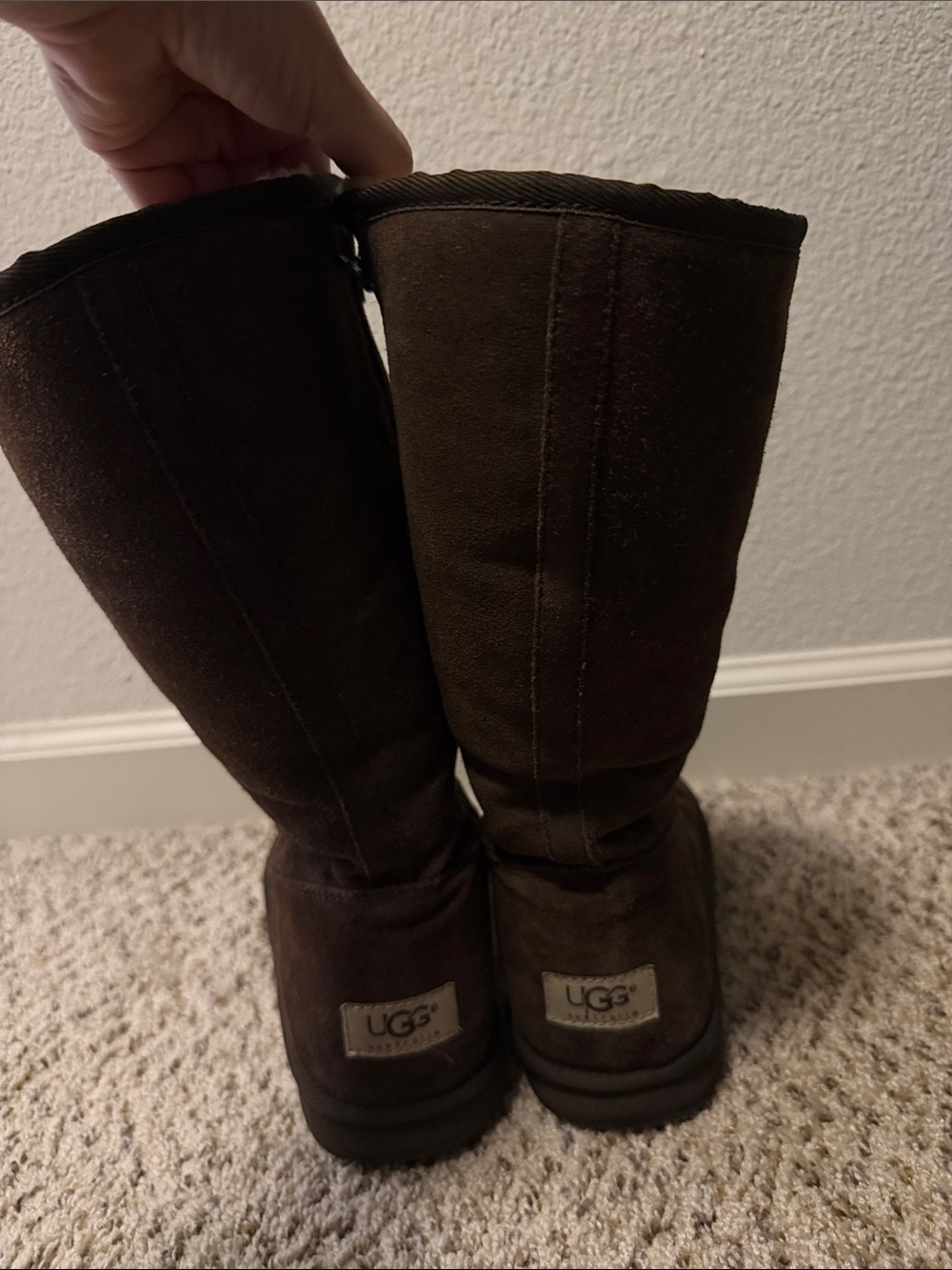 Vintage UGG Tall Boots in Dark Brown